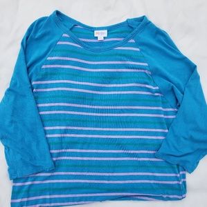 XL Lularoe Striped Randy